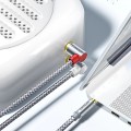 Dây cáp âm thanh chia cổng Essager 3.5mm sang 2 RCA tiện lợi BA1514, Dây 1m