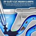 Dụng cụ thông tắc bồn cầu bằng khí nén cực mạnh BA1523, Ống thép - Tay cong