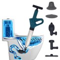 Dụng cụ thông tắc bồn cầu bằng khí nén cực mạnh BA1523, Ống thép - Tay cong