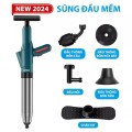 Dụng cụ thông tắc bồn cầu bằng khí nén cực mạnh BA1523, Ống thép - Tay cong