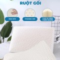Gối cao su non công thái học chống đau cổ vai gáy, hỗ trợ chống trào ngược BA1575, Size M