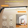 Đèn học để bàn chống cận tích điện điều khiển bằng cảm ứng tiện lợi BA1532, Màu đen  -  Bản tiêu chuẩn cắm điện