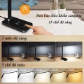 Đèn học để bàn chống cận tích điện điều khiển bằng cảm ứng tiện lợi BA1532, Màu đen  -  Bản tiêu chuẩn cắm điện