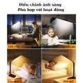 Đèn học để bàn chống cận tích điện điều khiển bằng cảm ứng tiện lợi BA1532, Màu đen  -  Bản tiêu chuẩn cắm điện