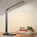 Đèn học để bàn chống cận tích điện điều khiển bằng cảm ứng tiện lợi BA1532, Màu đen  -  Bản tiêu chuẩn cắm điện