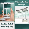 Đèn học DH08 3 chế độ sáng chống cận, bật tắt cảm ứng kèm pin sạc BA1531, Loại 3600mah (gồm cả củ sạc)