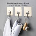 Combo 20 móc dán tường inox đa năng, treo đồ tiện lợi BA1512