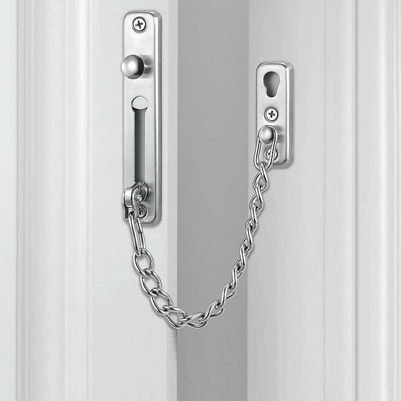 Chốt cửa dây xích an toàn inox 304 bảo vệ phòng cho chung cư, phòng ngủ BA1545