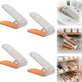 Giá để giày dép 4 nấc điều chỉnh tiết kiệm không gian, tiện lợi BA1550, Màu cam