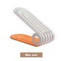 Giá để giày dép 4 nấc điều chỉnh tiết kiệm không gian, tiện lợi BA1550, Màu cam