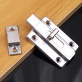 Chốt khóa cửa trượt an toàn bằng thép không gỉ kèm ốc vít BA1543, 2 inch - 50mm