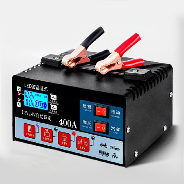 Bộ sạc ắc quy sửa chữa ô tô thông minh 12V-24V công suất cao BA1199