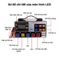 Bộ sạc ắc quy sửa chữa ô tô thông minh 12V-24V công suất cao BA1199