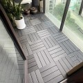 Vỉ nhựa trải sàn vân gỗ cho sàn ban công, nhà tắm, bể bơi, sân vườn BA1538, Màu nâu đỏ