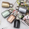 Bình nước giữ nhiệt mini 300ml chất liệu inox 304 có quai xách tiện lợi BA1553, Màu xanh