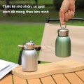 Bình nước giữ nhiệt mini 300ml chất liệu inox 304 có quai xách tiện lợi BA1553, Màu xanh