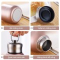 Bình nước giữ nhiệt mini 300ml chất liệu inox 304 có quai xách tiện lợi BA1553, Màu xanh