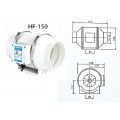 Quạt thông gió hút mùi đường ống đa năng chuyên dùng cho nhà bếp, nhà vệ sinh BA1571, HF75 -35W