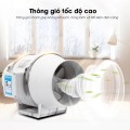 Quạt thông gió hút mùi đường ống đa năng chuyên dùng cho nhà bếp, nhà vệ sinh BA1571, HF75 -35W