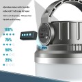 Đèn tích điện chống nước cao cấp siêu sáng BA1574, Xám M13 không năng lượng mặt trời