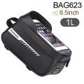 Túi treo sườn xe đạp thể thao, chống nước, cảm ứng, tiện dụng BA1580, BAG623 1L