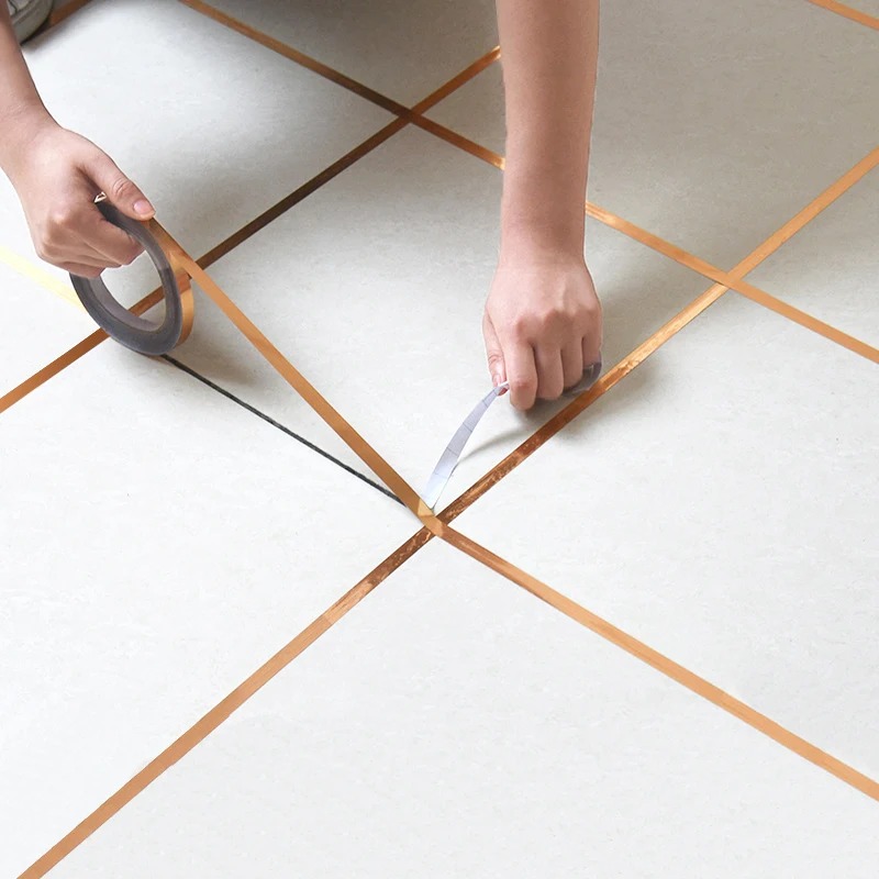 Cuộn chỉ dán viền gạch, chỉ dán viền trang trí dài 50 mét BA1581