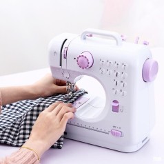 Máy khâu quần áo, máy may mini gia đình 12 kiểu may cao cấp, siêu bền BA1570
