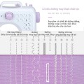 Máy khâu quần áo, máy may mini gia đình 12 kiểu may cao cấp, siêu bền BA1570