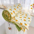 Chăn hè cotton bông đậu mềm mại thoáng mát giặt máy thoải mái BA1529, Hoa văn gấu nhỏ