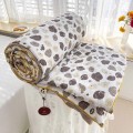 Chăn hè cotton bông đậu mềm mại thoáng mát giặt máy thoải mái BA1529, Hoa văn gấu nhỏ