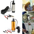 Máy bơm chìm mini hút dầu nhớt, nhiên liệu, nước 12V -24V BA1575, 12V- 51mm（vàng)