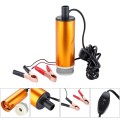 Máy bơm chìm mini hút dầu nhớt, nhiên liệu, nước 12V -24V BA1575, 12V- 51mm（vàng)