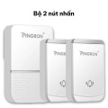 Chuông cửa không dây cao cấp Pingron PR-DB01 chống nước tốt, kết nối xa 300m BA1613, Bộ chuông đơn