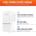 Chuông cửa không dây cao cấp Pingron PR-DB01 chống nước tốt, kết nối xa 300m BA1613, Bộ chuông đơn
