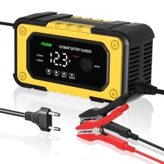 Sạc ắc quy thông minh khử sunfat và tự động ngắt Foxsur 6A 12V(4AH - 120AH) BA1599