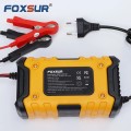 Sạc ắc quy thông minh khử sunfat và tự động ngắt Foxsur 6A 12V(4AH - 120AH) BA1599