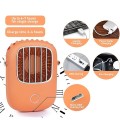 Quạt đeo cổ mini làm mát, cầm tay đa năng E154, Màu trắng