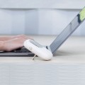Quạt đeo cổ mini làm mát, cầm tay đa năng E154, Màu trắng