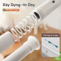 Thanh treo rèm cửa, cây treo đồ không cần khoan đục tiện lợi BA1622, KT 0,7-1,1m