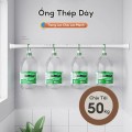 Thanh treo rèm cửa, cây treo đồ không cần khoan đục tiện lợi BA1622, KT 0,7-1,1m