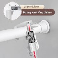 Thanh treo rèm cửa, cây treo đồ không cần khoan đục tiện lợi BA1622, KT 0,7-1,1m