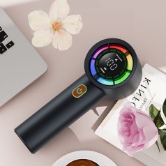 Quạt cầm tay mini công nghệ mới cao cấp, bỏ túi tiện lợi BA1627, Màu đen 