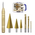 Bộ mũi khoan tháp đa năng titan chuyên nghiệp 7 Mũi BA1631
