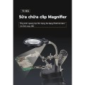 Kính lúp soi kẹp hàn mạch điện có đèn LED phóng đại rõ nét BA1633