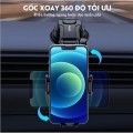 Giá đỡ điện thoại ô tô xoay 360 độ dán taplo dạng thác nước cao cấp BA1634