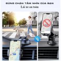 Giá đỡ điện thoại ô tô xoay 360 độ dán taplo dạng thác nước cao cấp BA1634