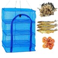 Lồng lưới phơi khô thực phẩm chống côn trùng 4 tầng có thể gấp gọn BA1639, KT 35 x 35 x 65cm