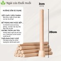 Set 50 thanh nhang ngải cứu đuổi muỗi cho bé, xông nhà thơm phòng kèm đế gỗ BA1642