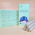 Set 50 thanh nhang ngải cứu đuổi muỗi cho bé, xông nhà thơm phòng kèm đế gỗ BA1642