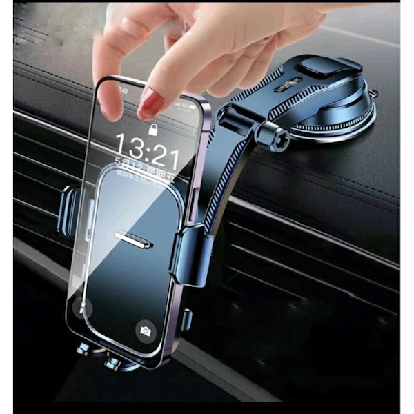 Giá đỡ điện thoại ô tô xoay 360 độ dán taplo dạng thác nước cao cấp BA1634